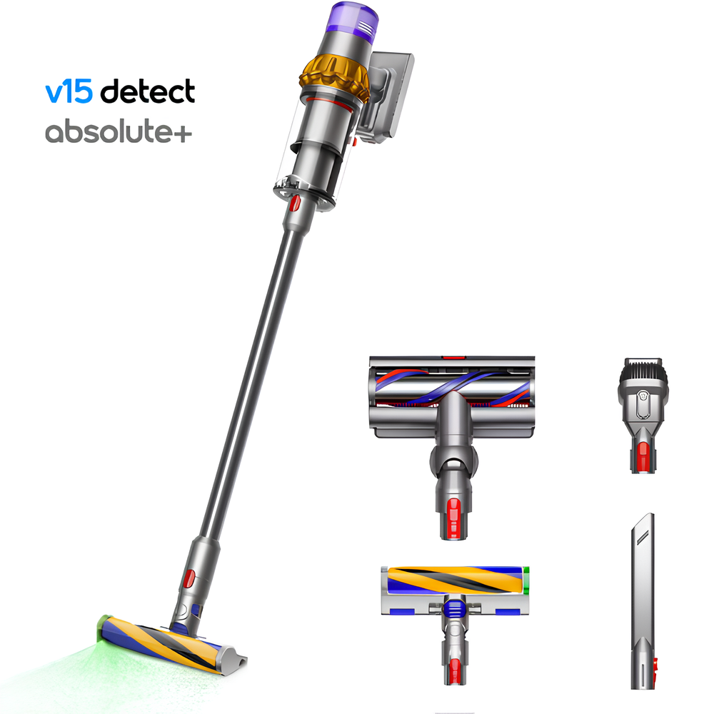 Aspirateur sans-fil Dyson V15 Detect™ Absolute (jaune/nickel)